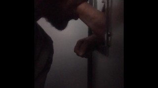 NYC gloryhole 4 sucking bwc in public gloryhole